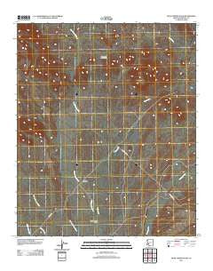 Quail Spring Wash Arizona Historical topographic map, 1:24000 scale, 7.5 X 7.5 Minute, Year 2011