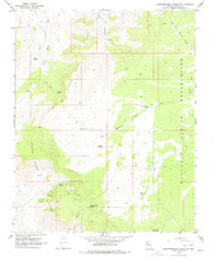 Quartermaster Canyon Arizona Historical topographic map, 1:24000 scale, 7.5 X 7.5 Minute, Year 1968