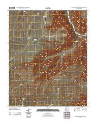Quartermaster Canyon Arizona Historical topographic map, 1:24000 scale, 7.5 X 7.5 Minute, Year 2011