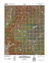 Quartermaster Canyon SW Arizona Historical topographic map, 1:24000 scale, 7.5 X 7.5 Minute, Year 2011