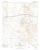 Quartzsite Arizona Historical topographic map, 1:62500 scale, 15 X 15 Minute, Year 1962