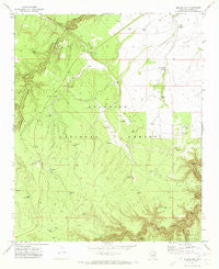 Quayle Hill Arizona Historical topographic map, 1:24000 scale, 7.5 X 7.5 Minute, Year 1971