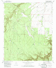 Quayle Hill Arizona Historical topographic map, 1:24000 scale, 7.5 X 7.5 Minute, Year 1971