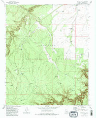 Quayle Hill Arizona Historical topographic map, 1:24000 scale, 7.5 X 7.5 Minute, Year 1971