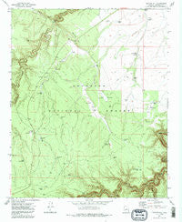 Quayle Hill Arizona Historical topographic map, 1:24000 scale, 7.5 X 7.5 Minute, Year 1971