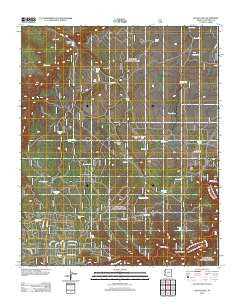 Quayle Hill Arizona Historical topographic map, 1:24000 scale, 7.5 X 7.5 Minute, Year 2011
