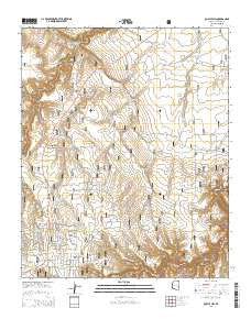 Quayle Hill Arizona Current topographic map, 1:24000 scale, 7.5 X 7.5 Minute, Year 2014