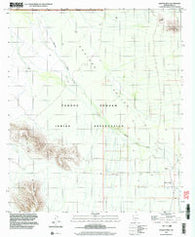 Queens Well Arizona Historical topographic map, 1:24000 scale, 7.5 X 7.5 Minute, Year 1996