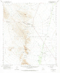 Quijotoa Mts Arizona Historical topographic map, 1:62500 scale, 15 X 15 Minute, Year 1963