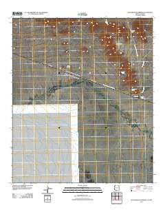 Quitobaquito Springs Arizona Historical topographic map, 1:24000 scale, 7.5 X 7.5 Minute, Year 2011