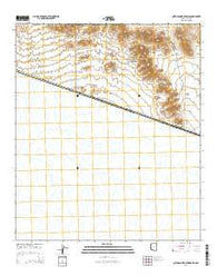 Quitobaquito Springs Arizona Current topographic map, 1:24000 scale, 7.5 X 7.5 Minute, Year 2014