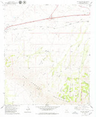 Railroad Pass Arizona Historical topographic map, 1:24000 scale, 7.5 X 7.5 Minute, Year 1979