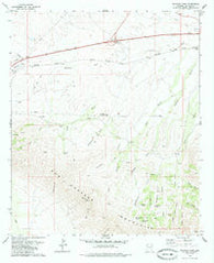 Railroad Pass Arizona Historical topographic map, 1:24000 scale, 7.5 X 7.5 Minute, Year 1979