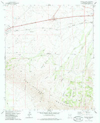 Railroad Pass Arizona Historical topographic map, 1:24000 scale, 7.5 X 7.5 Minute, Year 1979