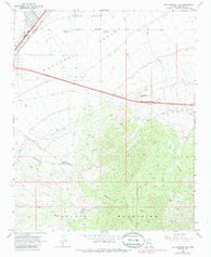 Rattlesnake Hill Arizona Historical topographic map, 1:24000 scale, 7.5 X 7.5 Minute, Year 1968