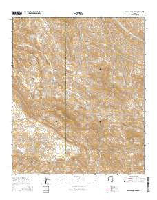 Rawhide Mountain Arizona Current topographic map, 1:24000 scale, 7.5 X 7.5 Minute, Year 2014