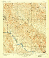 Ray Arizona Historical topographic map, 1:62500 scale, 15 X 15 Minute, Year 1910
