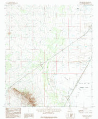 Red Bird Hills Arizona Historical topographic map, 1:24000 scale, 7.5 X 7.5 Minute, Year 1985
