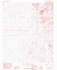 Red Bluff Mountain NW Arizona Historical topographic map, 1:24000 scale, 7.5 X 7.5 Minute, Year 1986