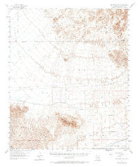 Red Bluff Mtn Arizona Historical topographic map, 1:62500 scale, 15 X 15 Minute, Year 1955