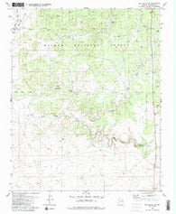 Red Butte SW Arizona Historical topographic map, 1:24000 scale, 7.5 X 7.5 Minute, Year 1980