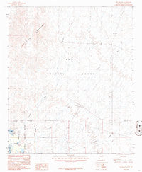 Red Hill SW Arizona Historical topographic map, 1:24000 scale, 7.5 X 7.5 Minute, Year 1986