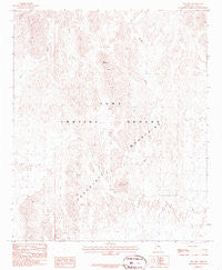 Red Hill Arizona Historical topographic map, 1:24000 scale, 7.5 X 7.5 Minute, Year 1986