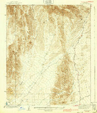 Red Hill Arizona Historical topographic map, 1:62500 scale, 15 X 15 Minute, Year 1939