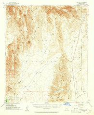 Red Hill Arizona Historical topographic map, 1:62500 scale, 15 X 15 Minute, Year 1954