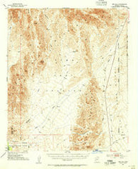 Red Hill Arizona Historical topographic map, 1:62500 scale, 15 X 15 Minute, Year 1954