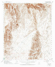 Red Hill Arizona Historical topographic map, 1:62500 scale, 15 X 15 Minute, Year 1954