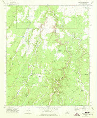 Red Knoll Arizona Historical topographic map, 1:24000 scale, 7.5 X 7.5 Minute, Year 1970