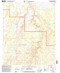 Red Knoll Arizona Historical topographic map, 1:24000 scale, 7.5 X 7.5 Minute, Year 1998