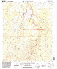 Red Knoll Arizona Historical topographic map, 1:24000 scale, 7.5 X 7.5 Minute, Year 1998