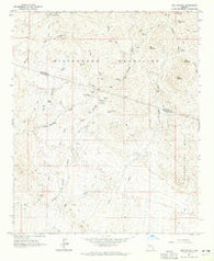 Red Picacho Arizona Historical topographic map, 1:24000 scale, 7.5 X 7.5 Minute, Year 1964