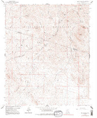 Red Picacho Arizona Historical topographic map, 1:24000 scale, 7.5 X 7.5 Minute, Year 1964
