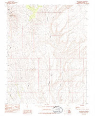 Red Pockets Arizona Historical topographic map, 1:24000 scale, 7.5 X 7.5 Minute, Year 1985