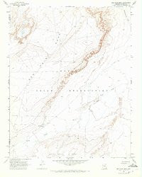 Red Point Mesa Arizona Historical topographic map, 1:24000 scale, 7.5 X 7.5 Minute, Year 1968