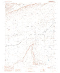 Red Point Arizona Historical topographic map, 1:24000 scale, 7.5 X 7.5 Minute, Year 1988