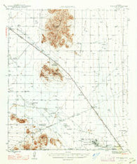 Red Rock Arizona Historical topographic map, 1:62500 scale, 15 X 15 Minute, Year 1947