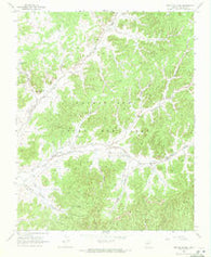 Red Slide Peak Arizona Historical topographic map, 1:24000 scale, 7.5 X 7.5 Minute, Year 1968