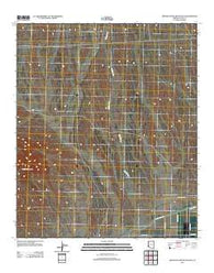 Red Bluff Mountain East Arizona Historical topographic map, 1:24000 scale, 7.5 X 7.5 Minute, Year 2011