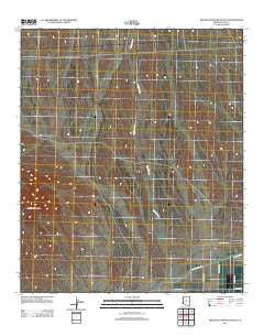 Red Bluff Mountain East Arizona Historical topographic map, 1:24000 scale, 7.5 X 7.5 Minute, Year 2011