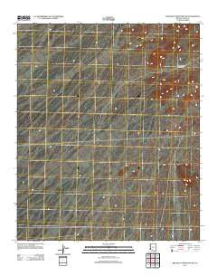 Red Bluff Mountain NW Arizona Historical topographic map, 1:24000 scale, 7.5 X 7.5 Minute, Year 2011
