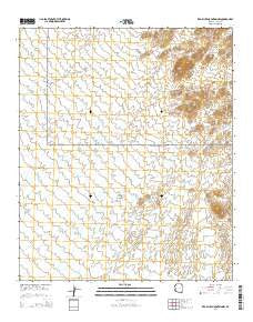 Red Bluff Mountain NW Arizona Current topographic map, 1:24000 scale, 7.5 X 7.5 Minute, Year 2014