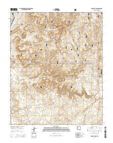 Red Butte SW Arizona Current topographic map, 1:24000 scale, 7.5 X 7.5 Minute, Year 2014