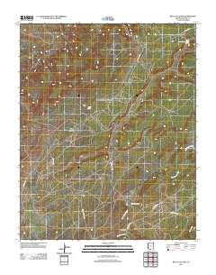 Red Clay Wash Arizona Historical topographic map, 1:24000 scale, 7.5 X 7.5 Minute, Year 2011