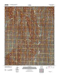 Red Hill Arizona Historical topographic map, 1:24000 scale, 7.5 X 7.5 Minute, Year 2011