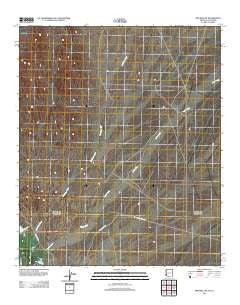 Red Hill SW Arizona Historical topographic map, 1:24000 scale, 7.5 X 7.5 Minute, Year 2011