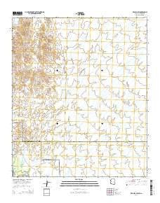 Red Hill SW Arizona Current topographic map, 1:24000 scale, 7.5 X 7.5 Minute, Year 2014